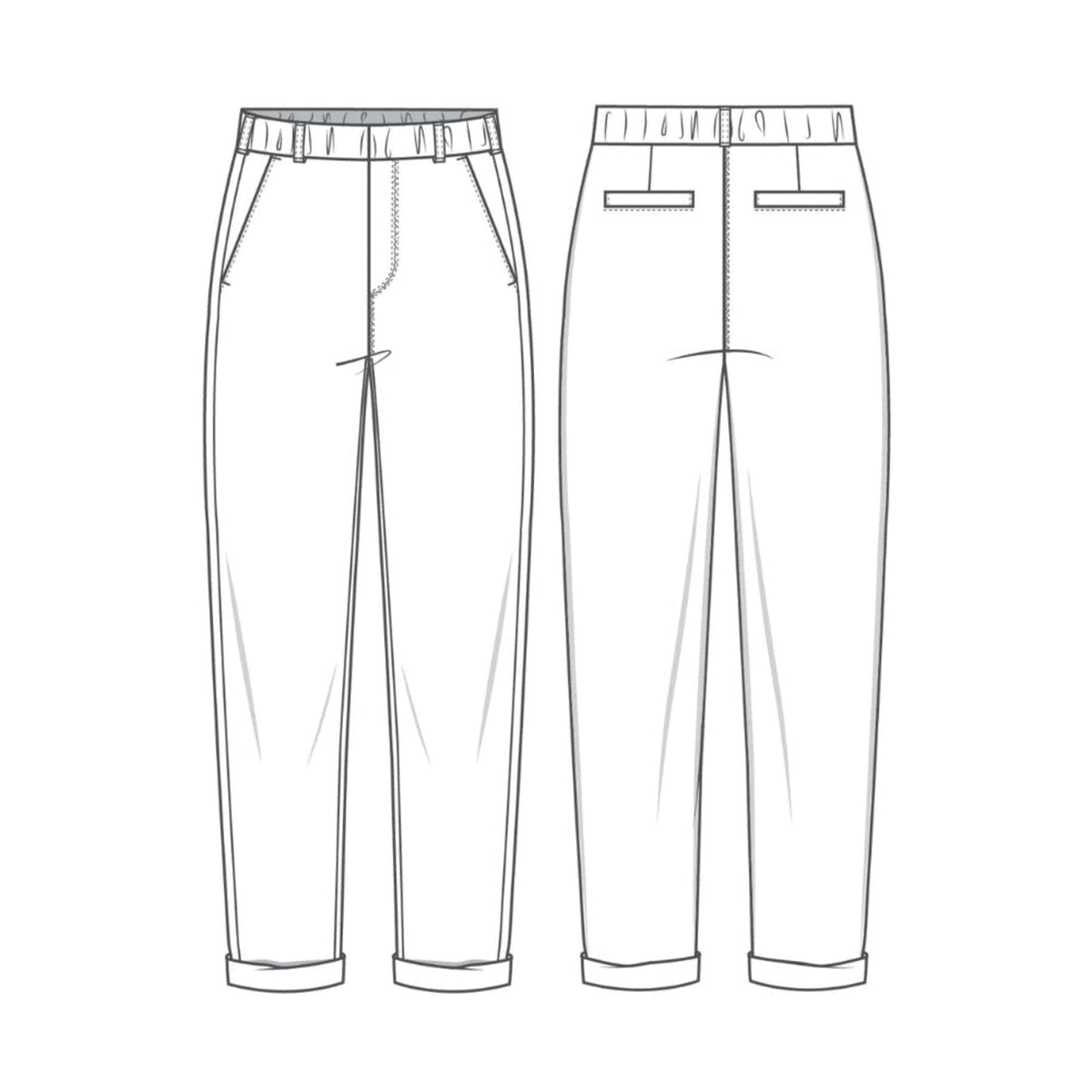 By Basics Bukse by basics- 3013 Chino ullbukse kunstkolonialen