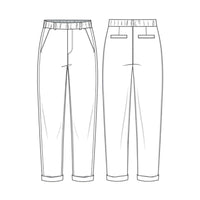 By Basics Bukse by basics- 3013 Chino ullbukse kunstkolonialen