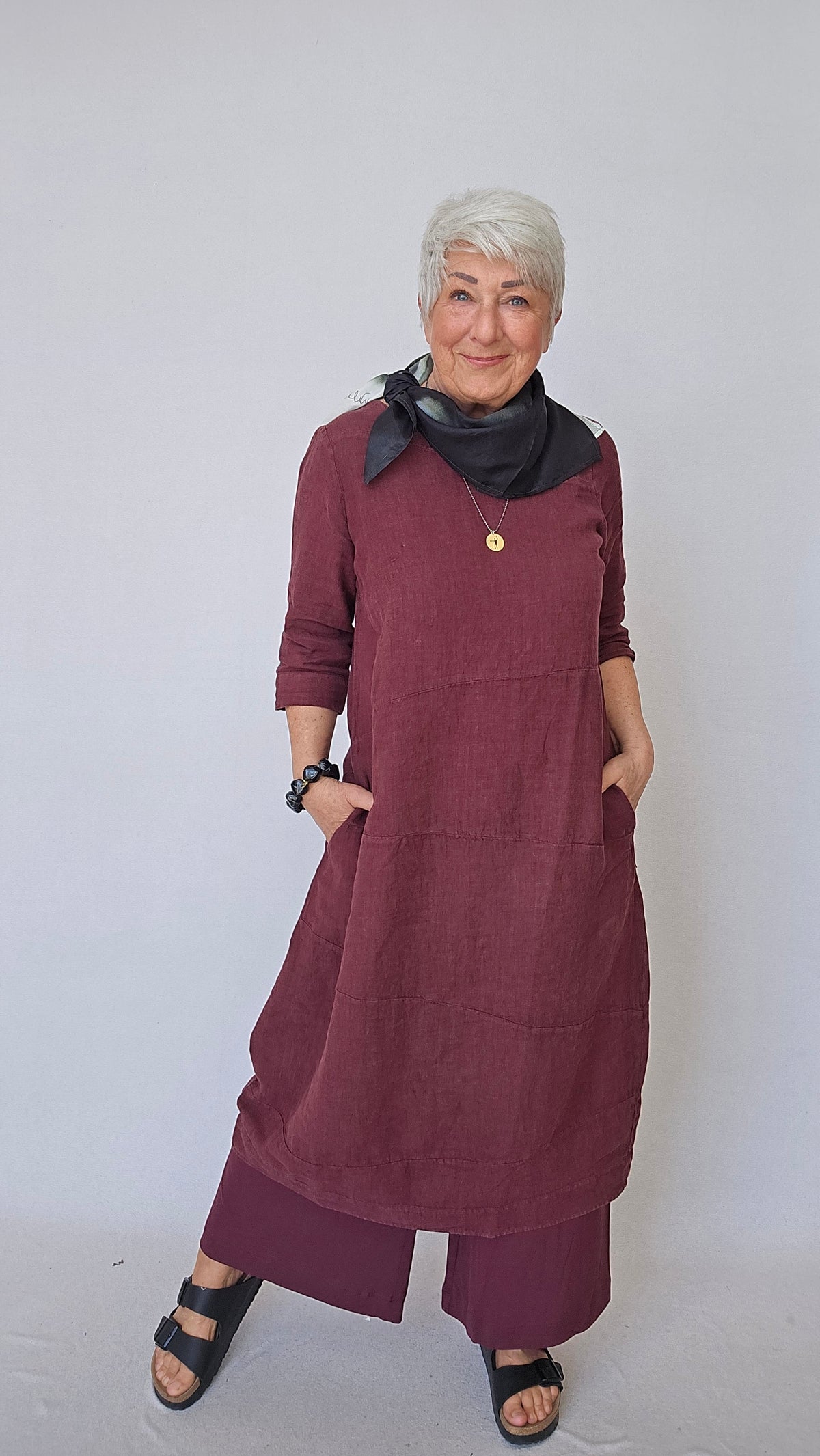 By Basics Bukser by basics Bamboo- 3605 Vide bukser, Navy Blue,Denim Blue i bambus kunstkolonialen