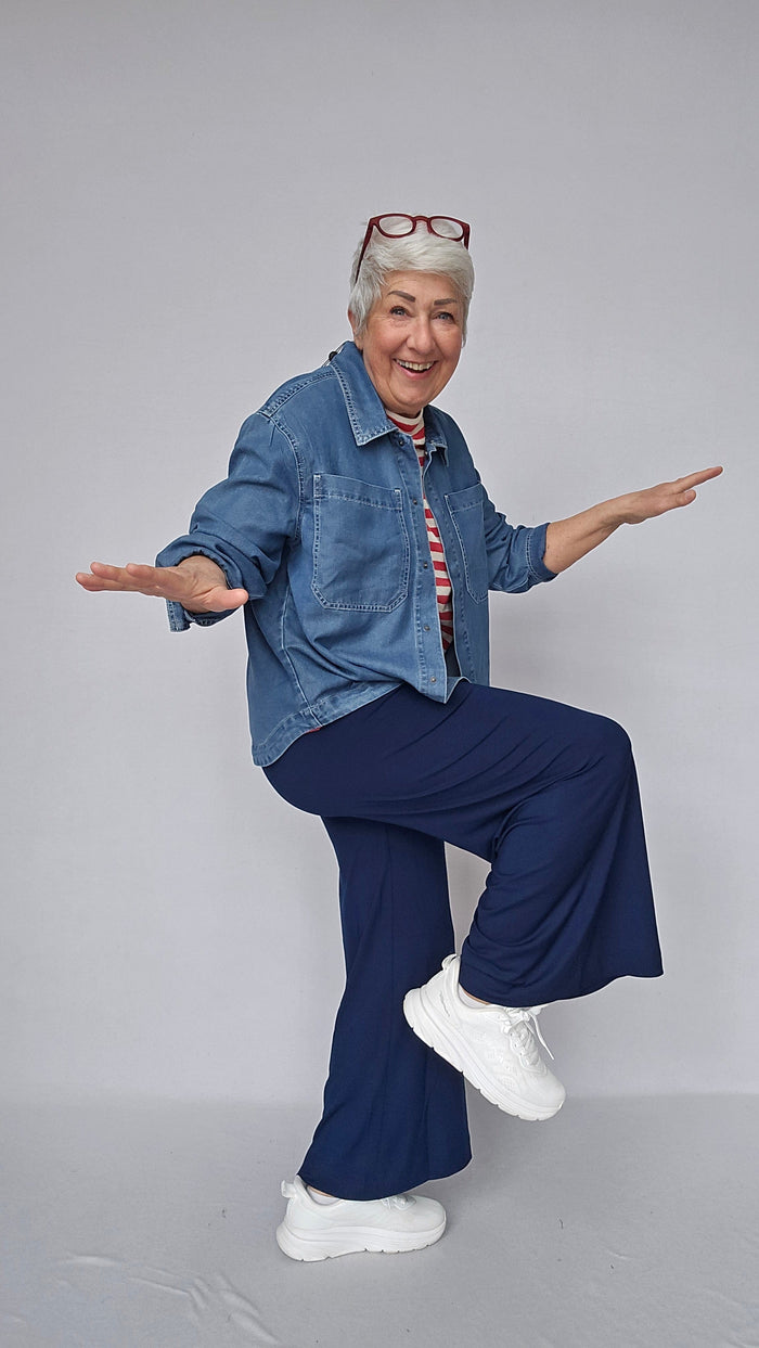 By Basics Bukser by basics bamboo- 3606 vide bukser m/ekstra lengde kunstkolonialen