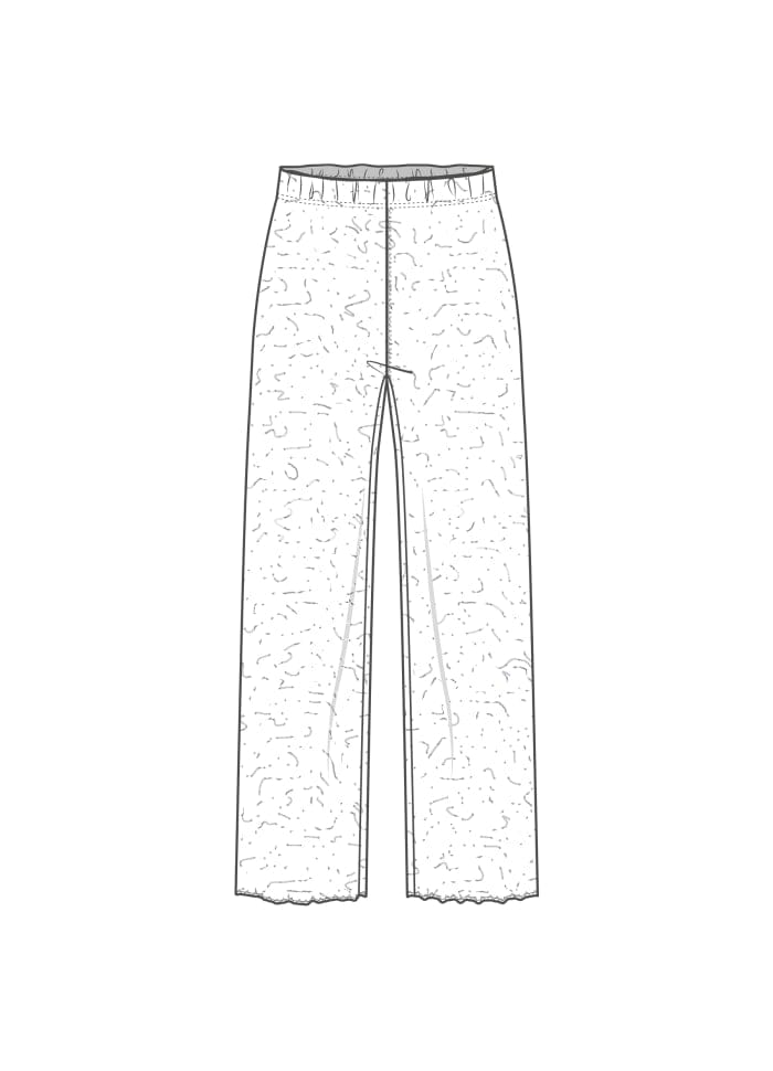 By Basics Bukser By basics- Bubblewool 3501 Wide Pants kunstkolonialen