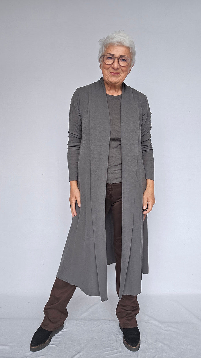 By Basics Cardigan By basics- 8010 Ekstra lang cardigan kunstkolonialen