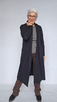By Basics Cardigan By basics- 8010 Ekstra lang cardigan kunstkolonialen