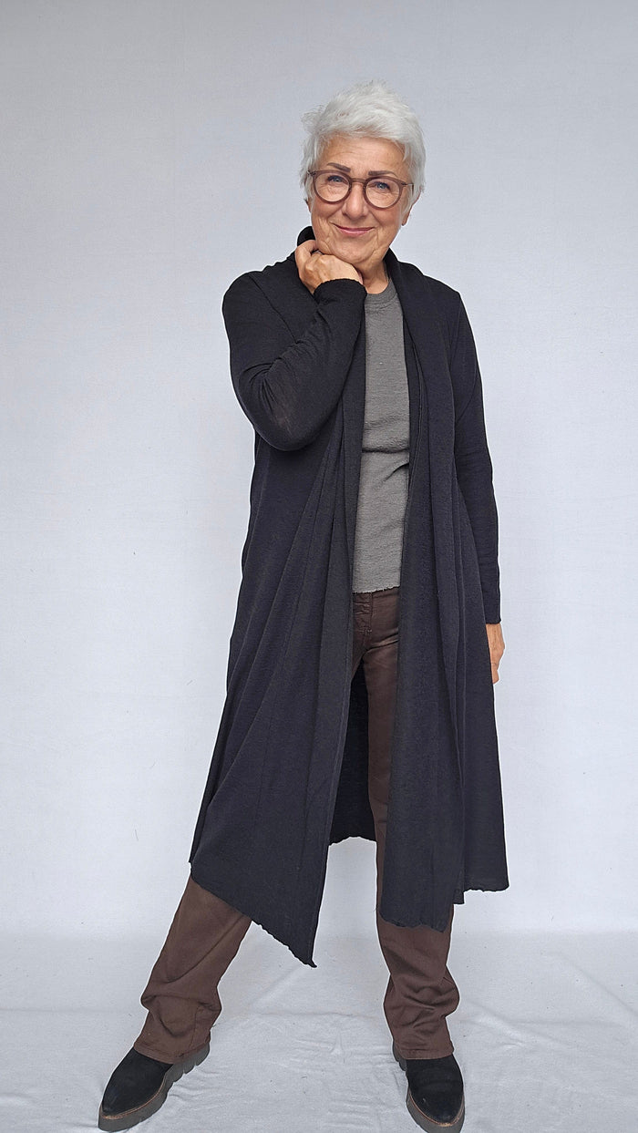 By Basics Cardigan By basics- 8010 Ekstra lang cardigan kunstkolonialen