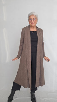 By Basics Cardigan by basics- 8010 Ekstra lang cardigan kunstkolonialen