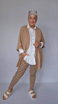 By Basics Cardigan By Basics- 8018 Cardigan med ekstra vidde, One size kunstkolonialen