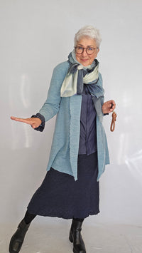 By Basics Cardigan S / Artic melange By Basics- 8003 Long Cardigan kunstkolonialen