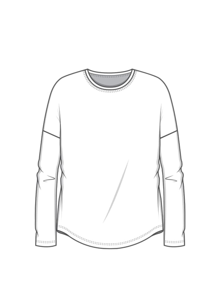 By Basics Genser Burgundy / S Cotton Sense By Basics- 4306 Basic bomullsgenser i løs modell kunstkolonialen