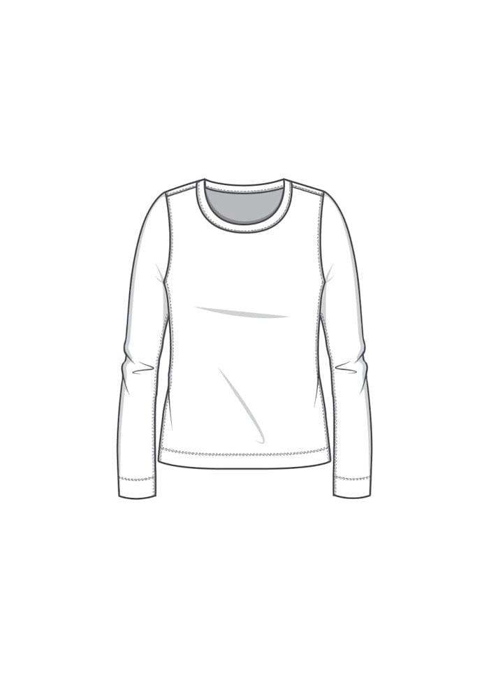 By Basics Genser Burgundy / S Cotton Sense By Basics- 4322 Basic bomullsgenser i rett modell (m/logo) kunstkolonialen