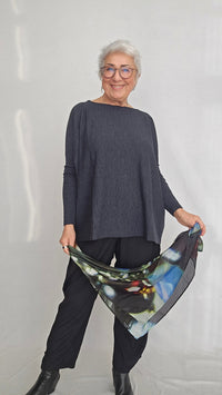 By basics Genser By Basics- 4046 Vid genser kunstkolonialen