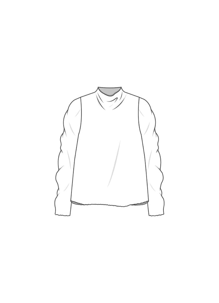 By basics Genser by basics- 4062 genser m/detaljer på ermene kunstkolonialen