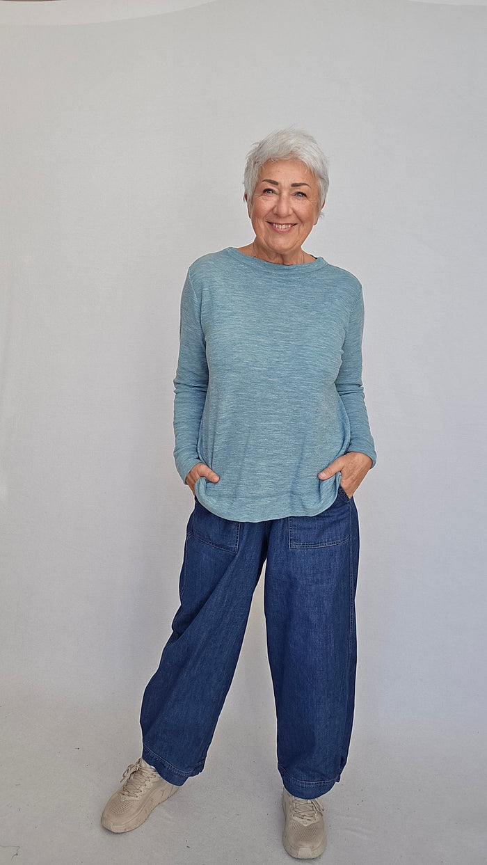 By basics Genser By Basics- 4068 Klassisk genser kunstkolonialen