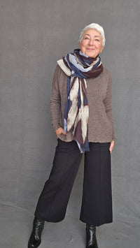 By Basics Genser by basics- Bubblewool 4504 litt løs genser m/rund hals kunstkolonialen