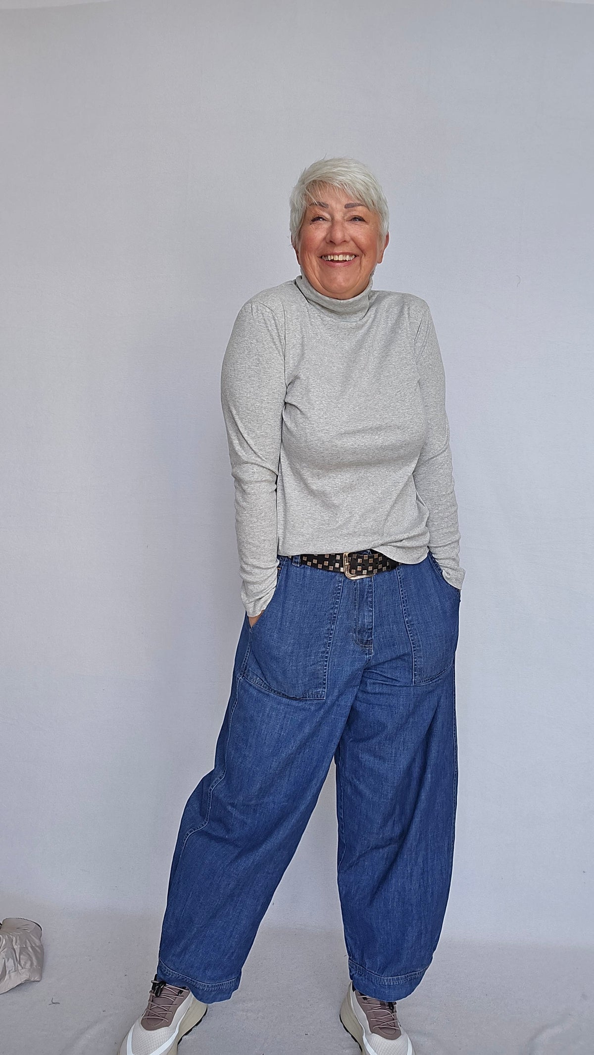 By Basics Genser Cotton Sense by basics- 4318 Pologenser i bomull kunstkolonialen