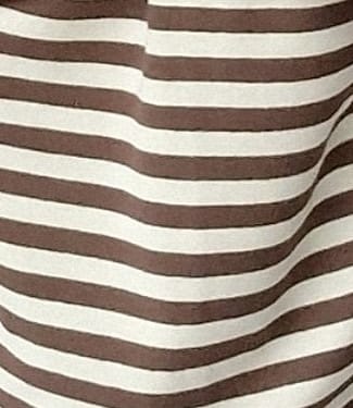 By Basics Genser L / Raw white/chestnut Cotton Sense by basics- 4318 Pologenser i bomull kunstkolonialen