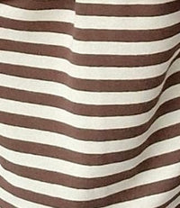 By Basics Genser L / Raw white/chestnut Cotton Sense by basics- 4318 Pologenser i bomull kunstkolonialen