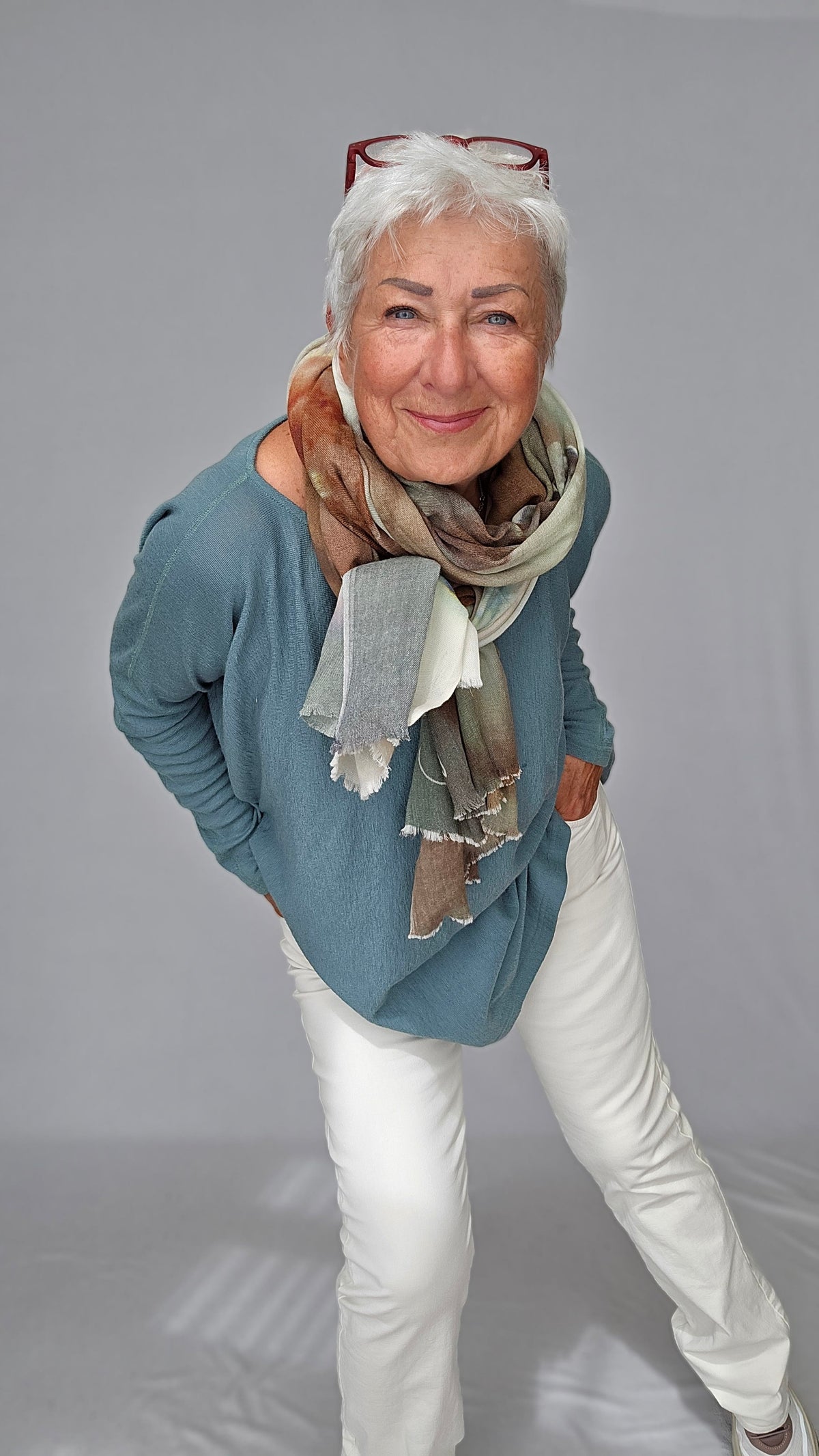 By basics Genser Zinc / XS/S by basics- 4046 Vid genser kunstkolonialen