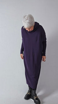 By basics Kjole by basics- 7028 Vid kjole m/rullekrave kunstkolonialen