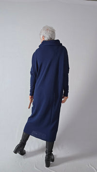 By basics Kjole by basics- 7028 Vid kjole m/rullekrave kunstkolonialen