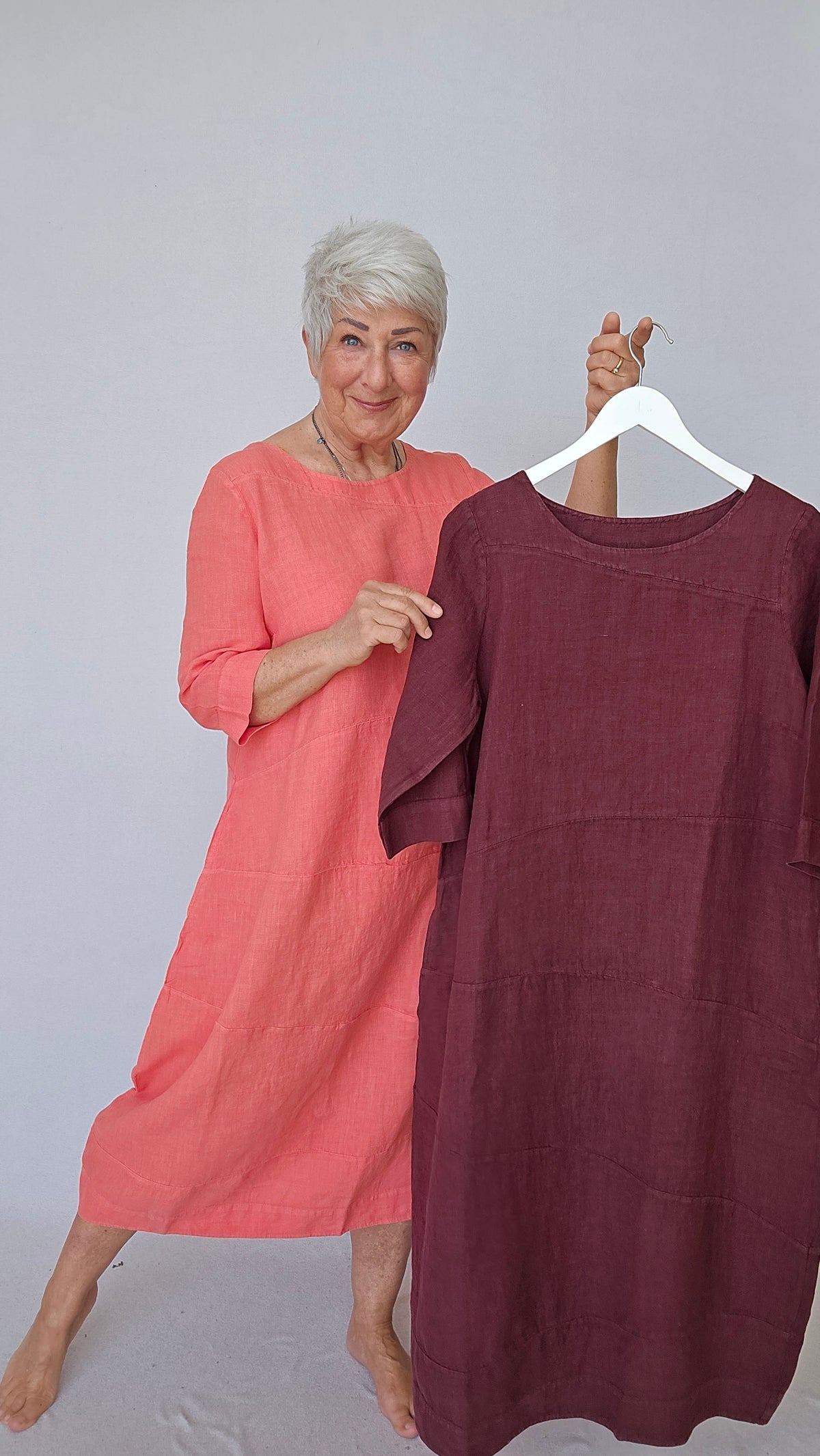 By Basics Kjole OWN by basics- 11000 Lang lekker linkjole kunstkolonialen