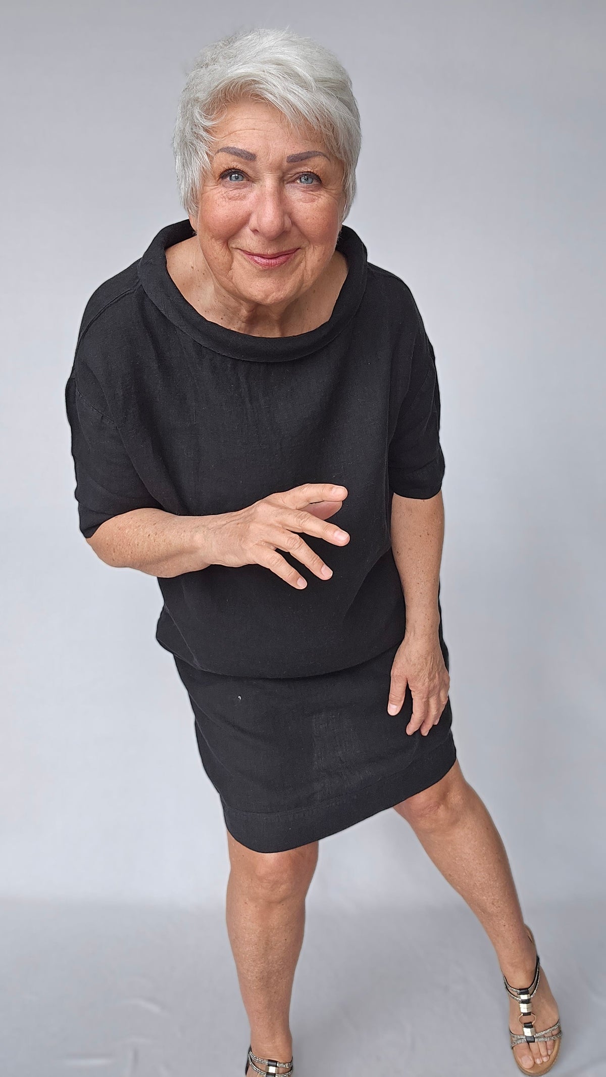 By Basics Kjole OWN by basics- 11005 Linkjole med liten krave, Jackie kunstkolonialen