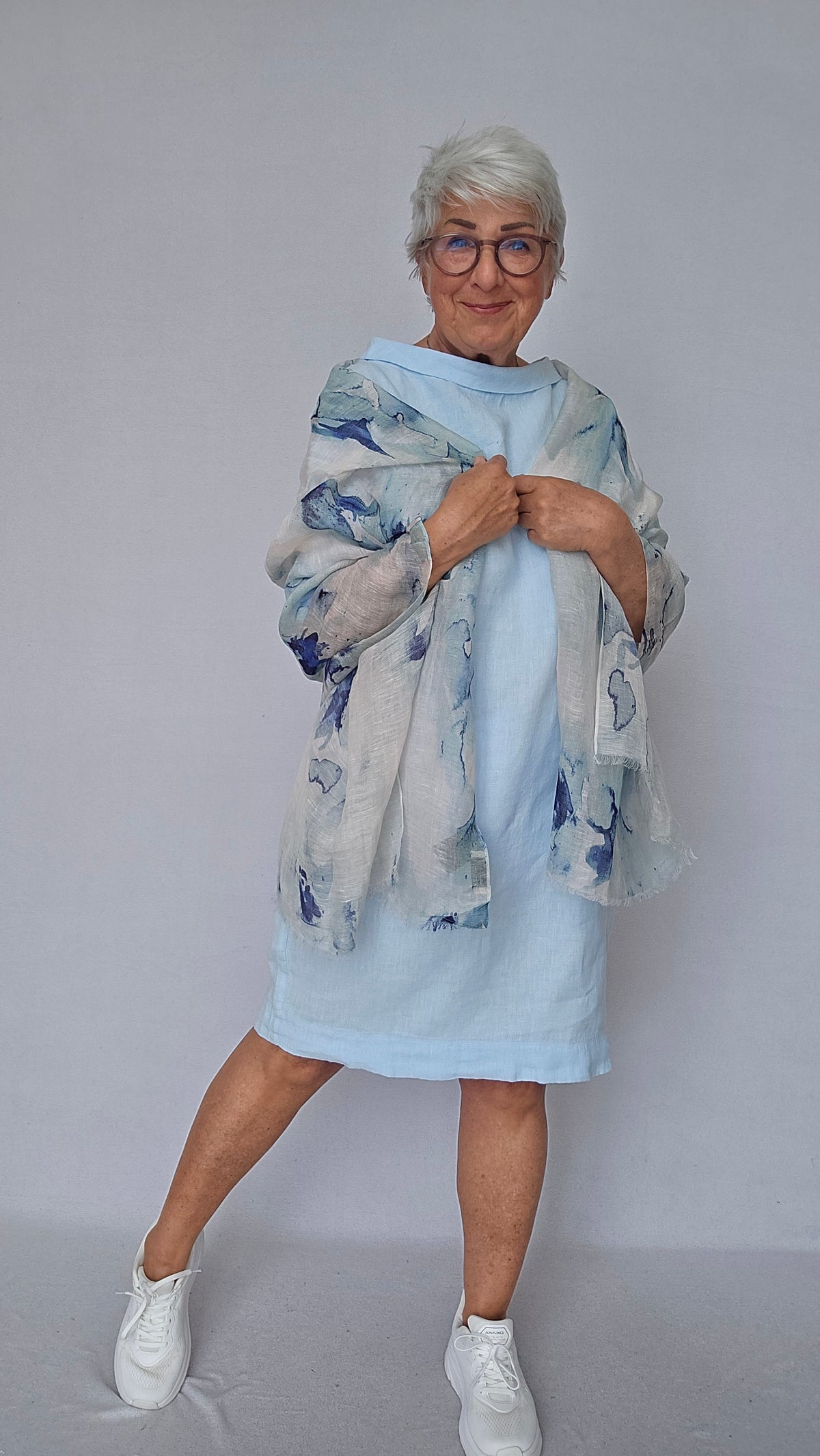 By Basics Kjole OWN by basics- 11005 Linkjole med liten krave, Jackie kunstkolonialen