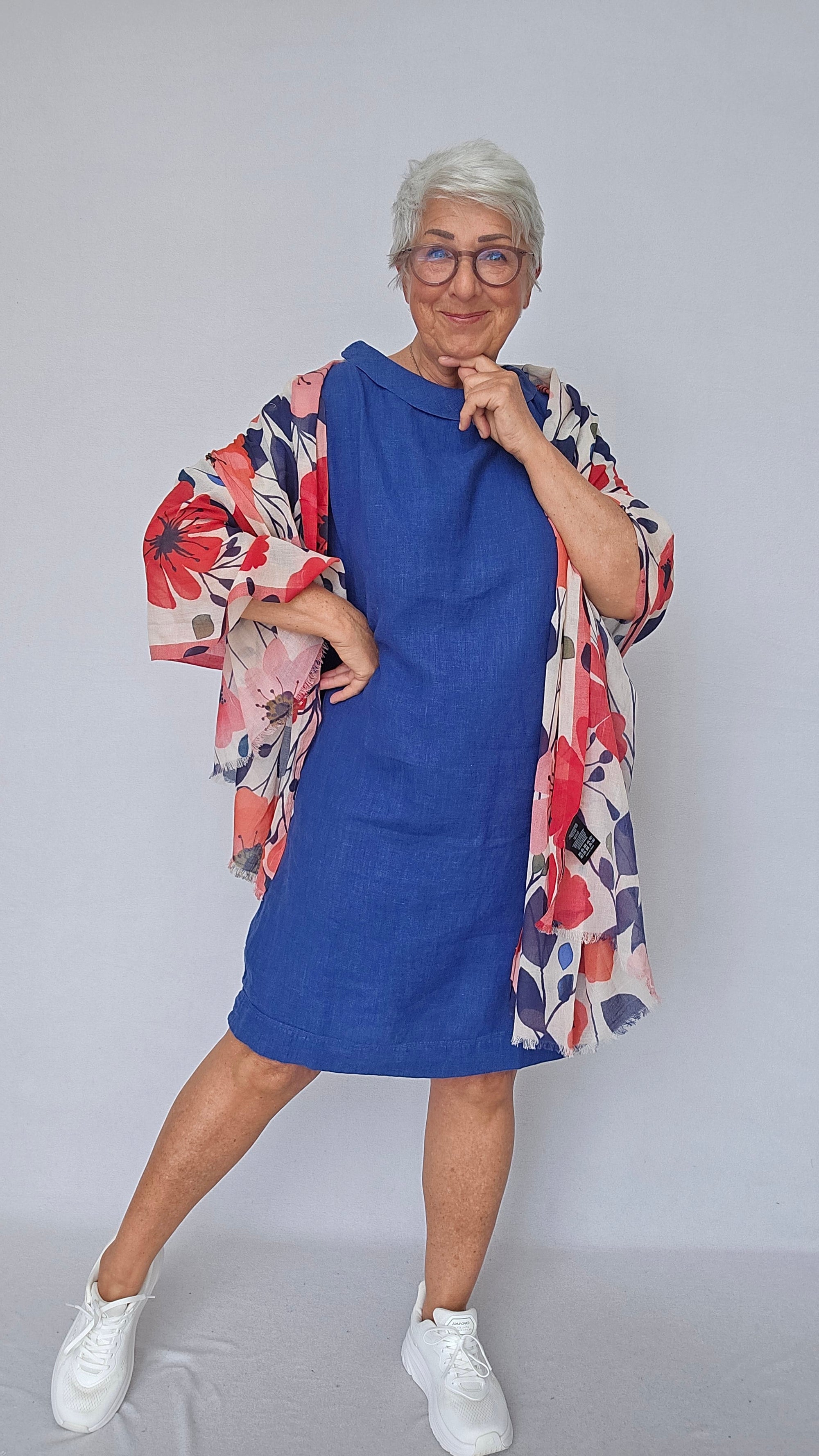 By Basics Kjole OWN by basics- 11005 Linkjole med liten krave, Jackie kunstkolonialen