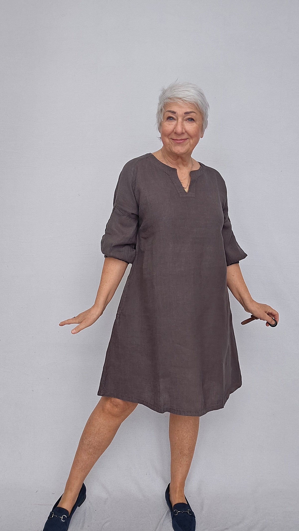 By basics Kjoler Black Coffee / S OWN by basics- 12029 Linkjole A-shape kunstkolonialen