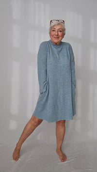 By Basics Kjoler by basics- 7043 ullkjole A-shape kunstkolonialen