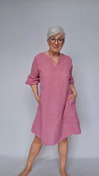 By basics Kjoler Dusty Camelia / S OWN by basics- 12029 Linkjole A-shape kunstkolonialen