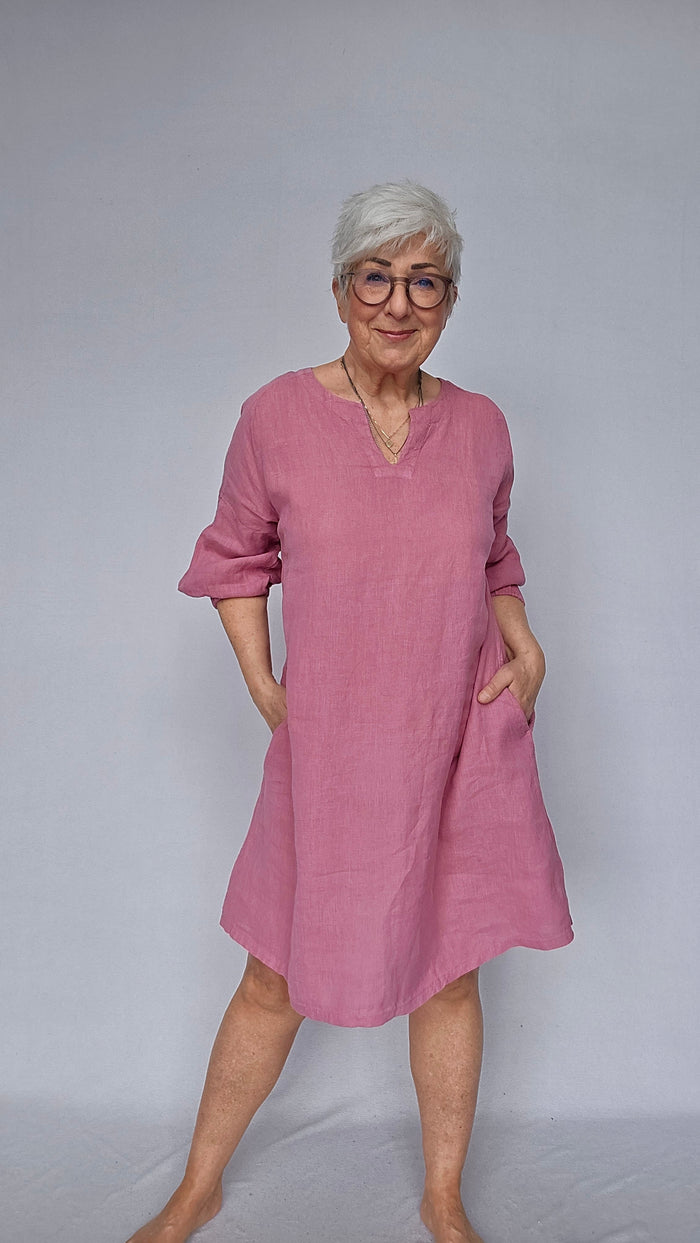 By basics Kjoler Dusty Camelia / S OWN by basics- 12029 Linkjole A-shape kunstkolonialen