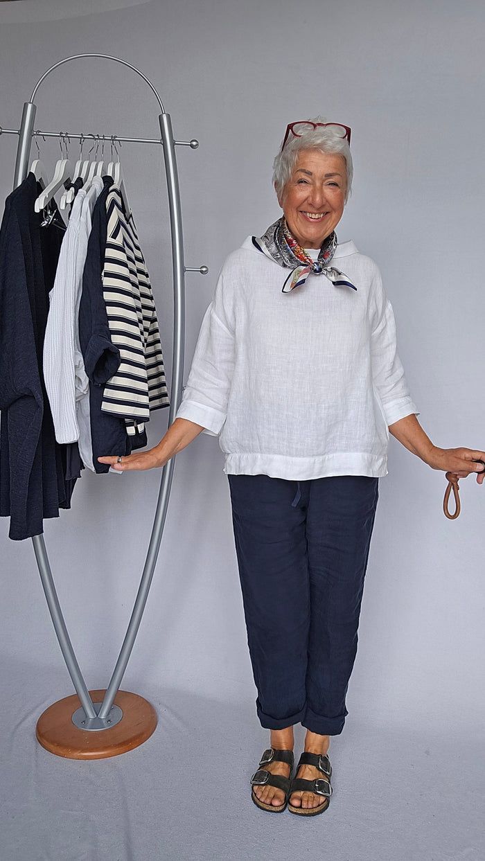By Basics OWN By basics- 11032 Worker pants, linbukse kunstkolonialen