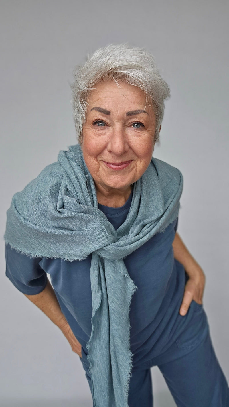 By Basics Sjal Artic melange by basics- 1063 sjal kunstkolonialen