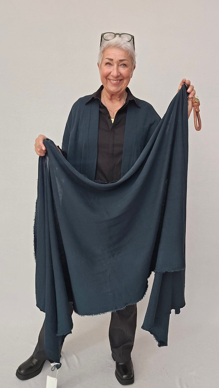 By Basics Sjal Bottle green By Basics- 1030 Stort skjerf kunstkolonialen