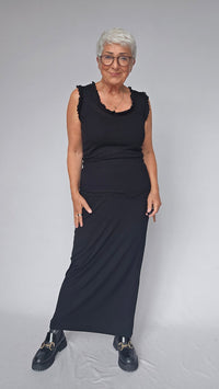 By basics Skjørt By Basics Bamboo- 5605 extra long skirt kunstkolonialen