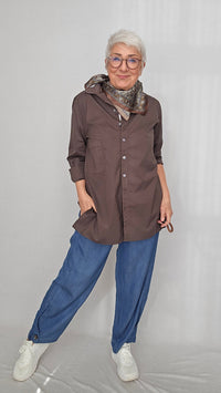 By Basics skjorte OWN by basics- 13002 Poplinskjorte kunstkolonialen