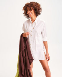 By Basics skjorte S / White OWN by basics- 13002 Poplinskjorte kunstkolonialen