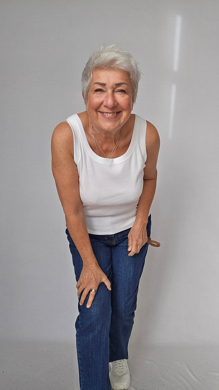 By Basics Tank top Cotton Sense By Basics- 2303 Tank topp kunstkolonialen