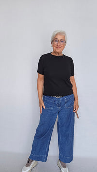 By Basics Topp by basics- 4082 Enkel topp kunstkolonialen