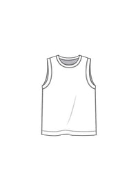 By Basics Topp Cotton Sense By Basics- 2304 Boxy topp kunstkolonialen