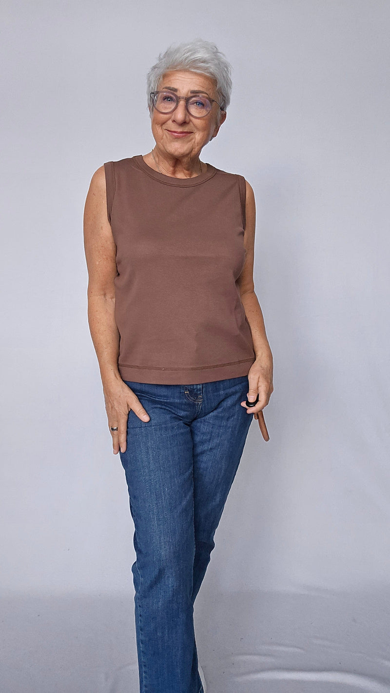 By Basics Topp Cotton Sense By Basics- 2304 Boxy topp kunstkolonialen