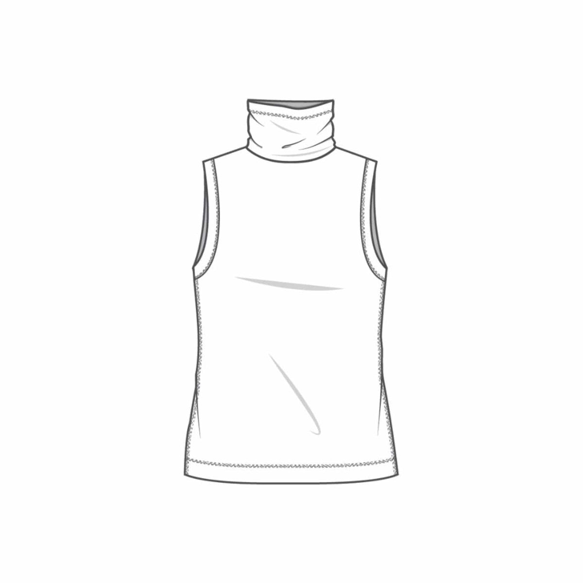 By Basics Topp Cotton Sense by basics- 2306-1 Polo topp u/ermer kunstkolonialen