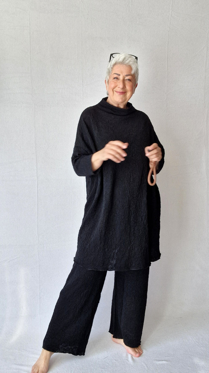 By Basics ullkjole By basics- Bubblewool 6501 Tunic Dress w/high neck kunstkolonialen