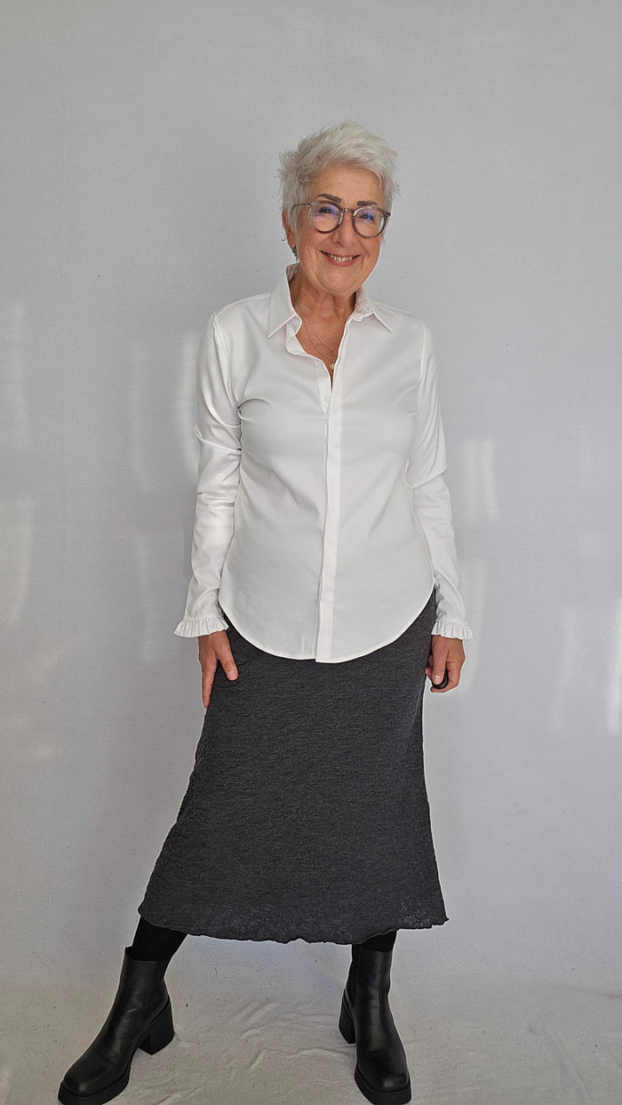 By Basics Ullskjørt By basics- Bubblewool 5503 Long Skirt kunstkolonialen