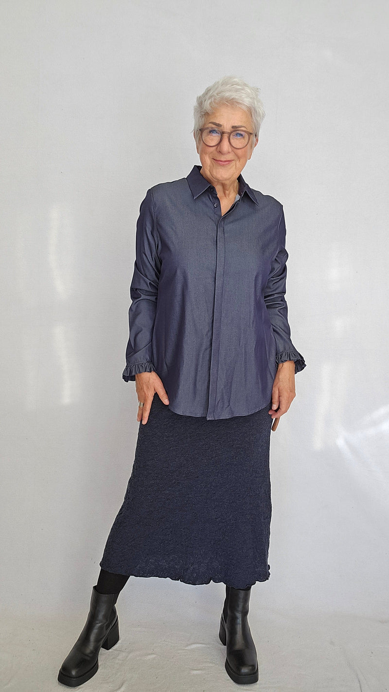 By Basics Ullskjørt By basics- Bubblewool 5503 Long Skirt kunstkolonialen