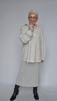 By Basics Ullskjørt by basics- Bubblewool 5503 Long Skirt kunstkolonialen