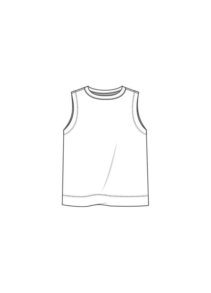 By Basics Ulltopp By Basics- 2022 Topp/vest med rund hals kunstkolonialen