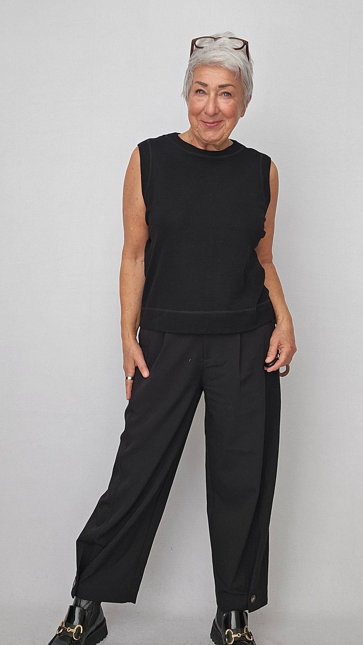 By Basics Ulltopp By Basics- 2022 Topp/vest med rund hals kunstkolonialen