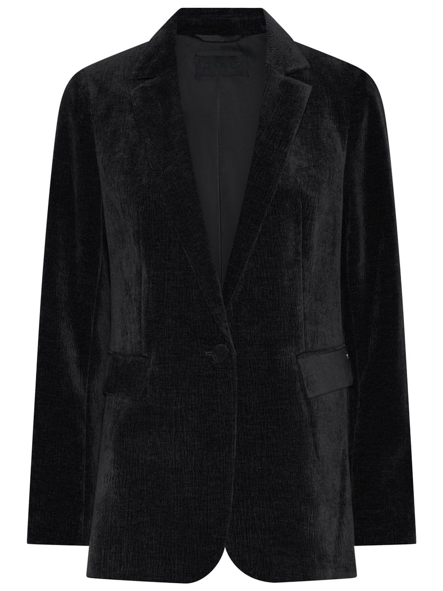 Cero Etage Blazer 36 / Black Cero Etage- Anna Blazer i velur kunstkolonialen