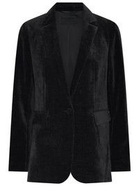Cero Etage Blazer 36 / Black Cero Etage- Anna Blazer i velur kunstkolonialen